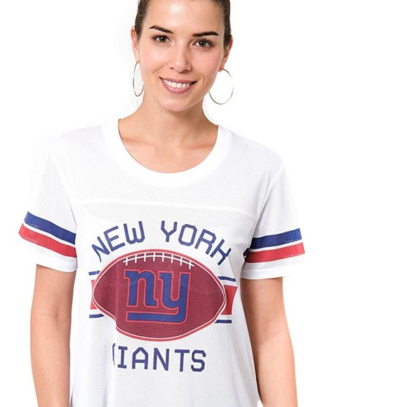 Icer Brands NFL Apparel Tops - NWT NFL New York Giants Women's Mesh Jersey Size XL